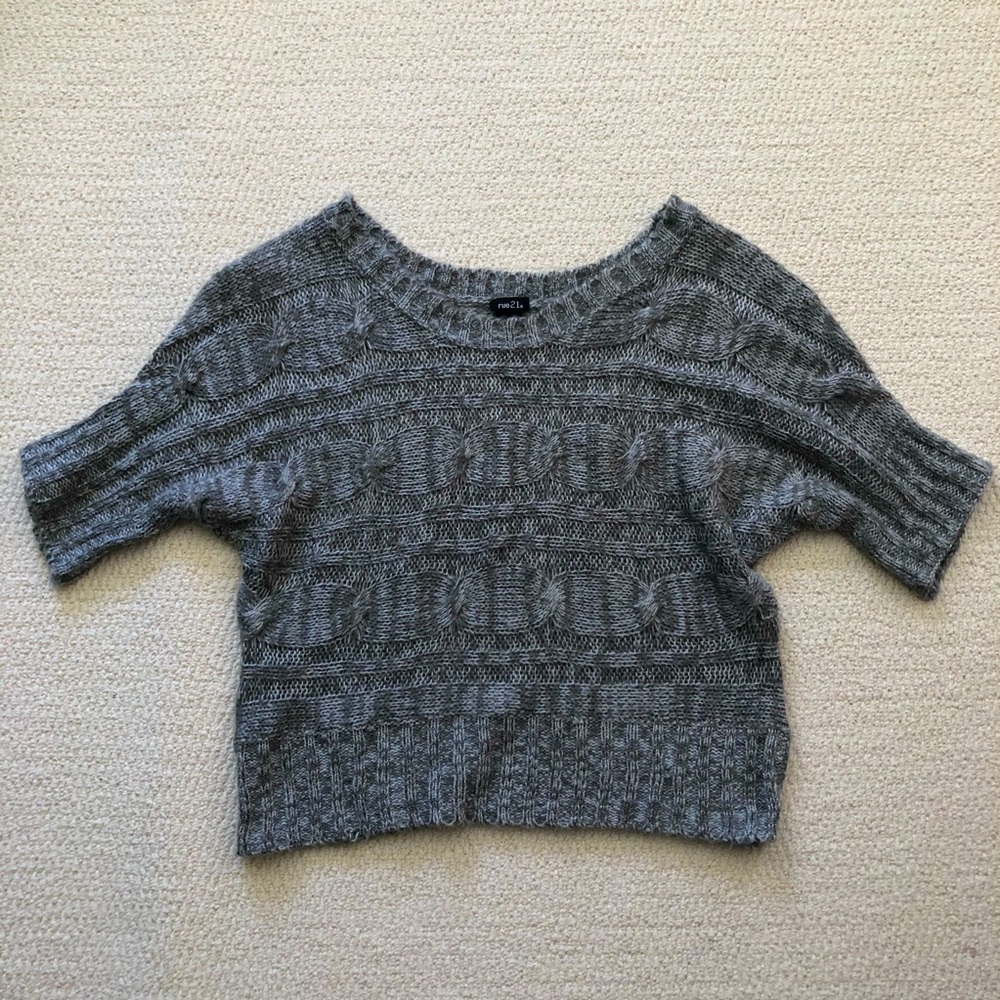 Gray sweater